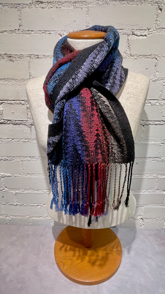 Bamboo and Tencel Hand Woven Scarf - SS102