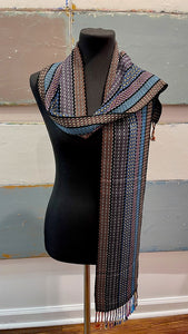Bamboo and Tencel Hand Woven Scarf - SS147
