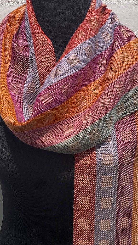 TENCEL HANDWOVEN SCARF - SS196