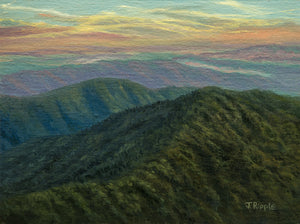 "September Mountain Study” Original Framed Oil Painting